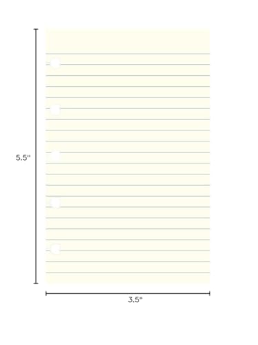 Filofax Notebook Ruled Refill (B122008U) - Image 5